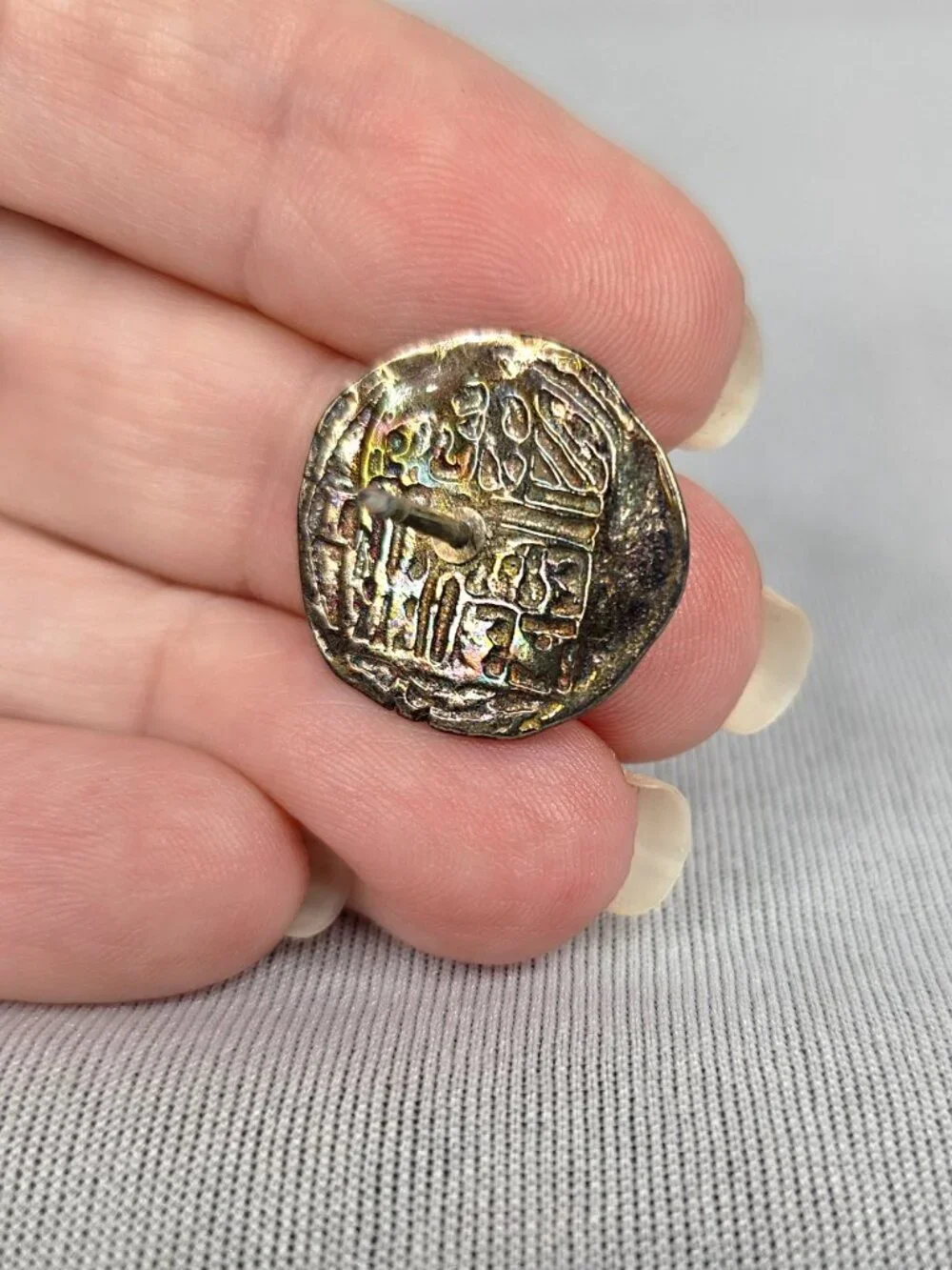 Vintage Atocha Shipwreck Silver Tie Tack | Mel Fisher Treasure Salvors COA